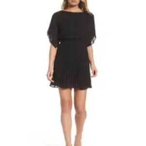 Pleated Georgette Dress